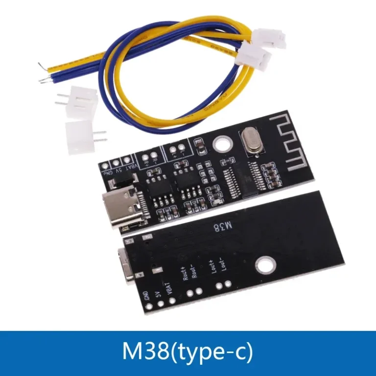 2 szt. Moduł odbiornika audio Bluetooth 5.0 M38 do głośników samochodowych, wzmacniacza słuchawkowego stereo, płytka DIY - zdjęcie 1