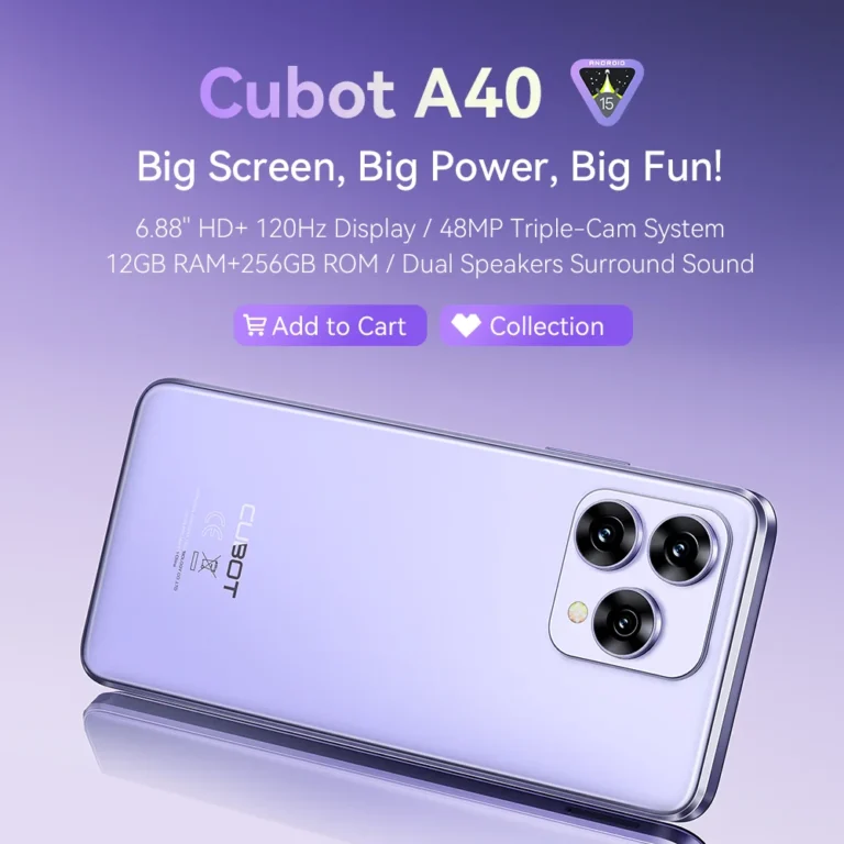 Cubot A40 smartfon z androidem 15 - zdjęcie 1