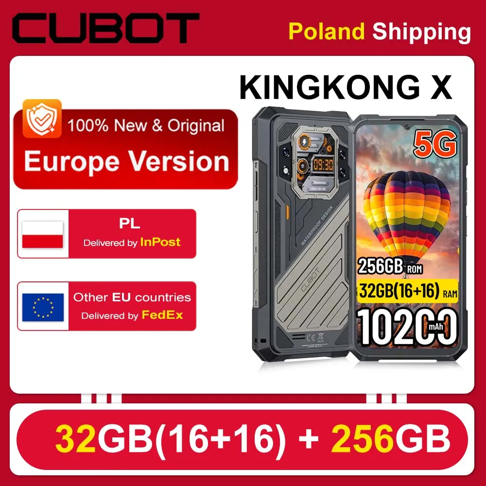 CUBOT KingKong X Android 14 (16+16) Smartfon 6.583