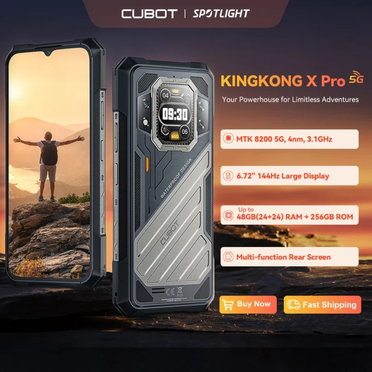 CUBOT KINGKONG X PRO, wytrzymały smartfon 5G - zdjęcie 1