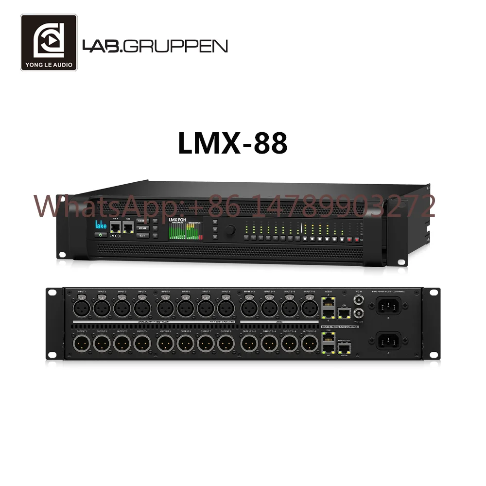 Dbx DriveRack LMX88 2 in 6 out 2U Rackmount Cyfrowy Procesor Audio 8&#0…