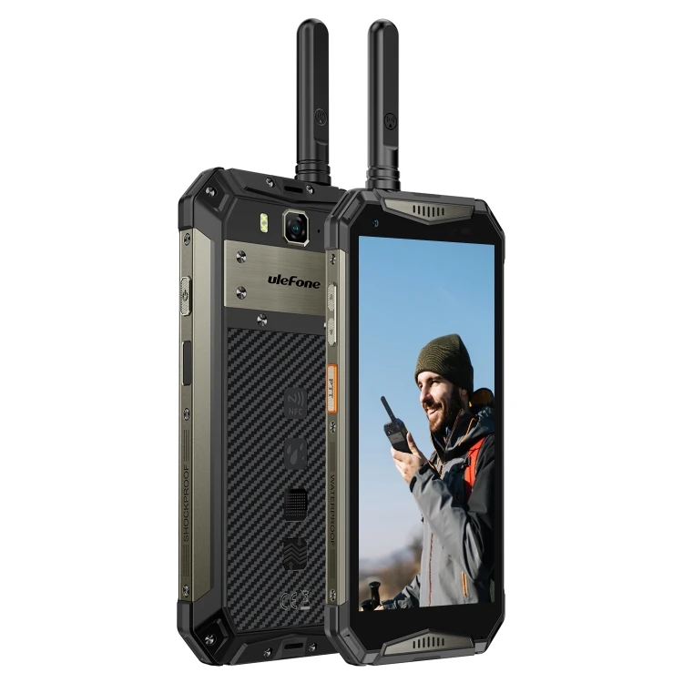 Design Duża Bateria Walkie Talkie Smart Phone Ulefone Armor 20WT Wytrzy… - zdjęcie 1