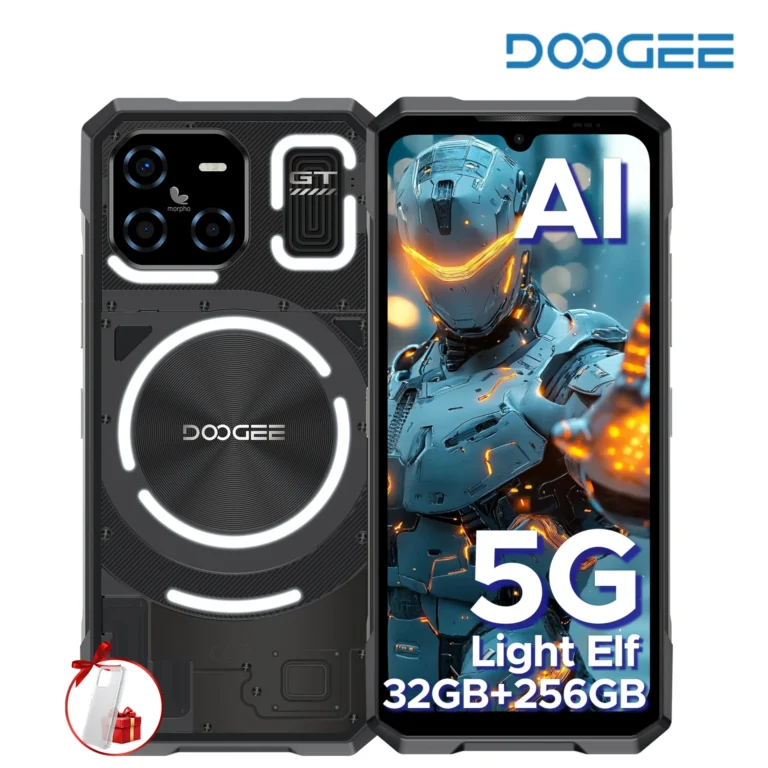 DOOGEE Blade GT Wytrzymały telefon komórkowy 32GB RAM 256GB ROM Efekt świetlny LED Dimensity 7050 6.72'' FHD+ 120Hz Bateria 5500mAh Smartfon NFC - zdjęcie 1