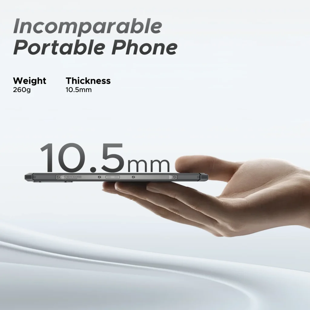 DOOGEE Blade GT Wytrzymały telefon komórkowy 32GB RAM 256GB ROM Efekt świetlny LED Dimensity 7050 6.72” FHD+ 120Hz Bateria 5500mAh Smartfon NFC