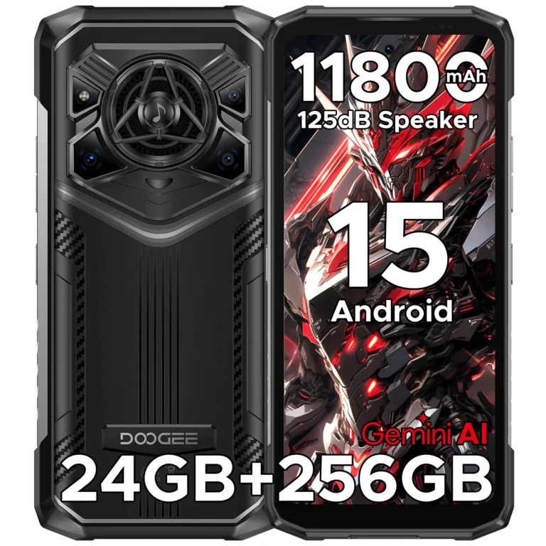 DOOGEE Blade20 Pro Wytrzymały telefon 125dB Głośnik Gemini AI 11800mAh 6,6'' Android 15 Global NFC - zdjęcie 1