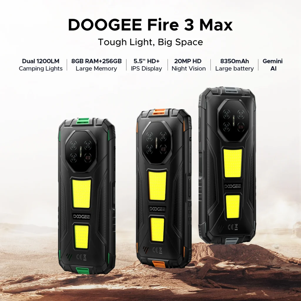 DOOGEE Fire 3 Max Wytrzymały telefon 5.5