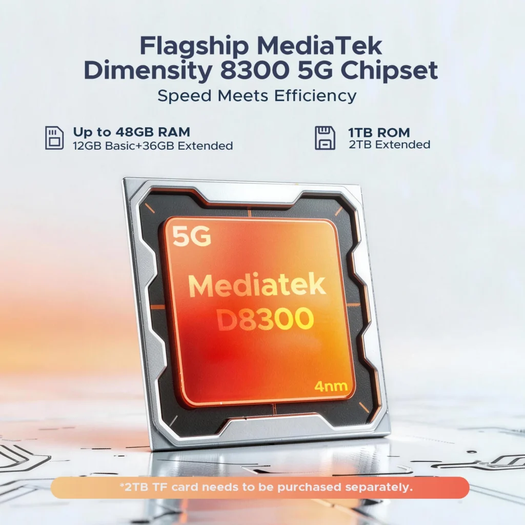 DOOGEE S300 Plus 5G Wytrzymały Telefon 6.78
