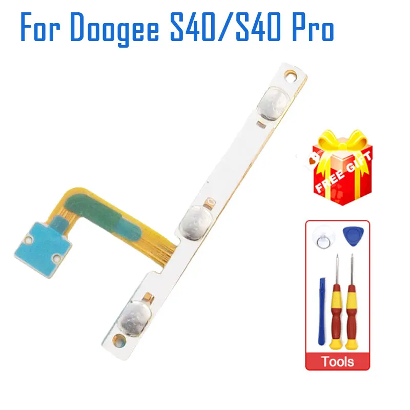 DOOGEE S40 Pro przycisk głośności zasilania kabel nowy boczny kabel FPC Flex SOS klucze kablowe FPC akcesoria do telefonu DOOGEE S40