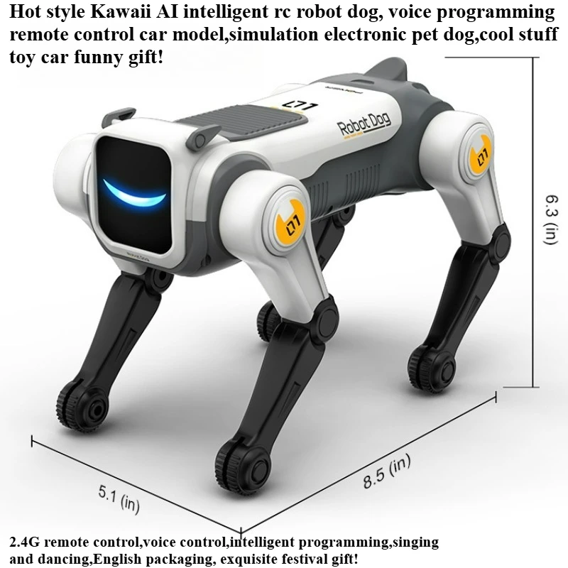 Fajne zabawki – super kawaii inteligentny robot pies AI na zdalne…