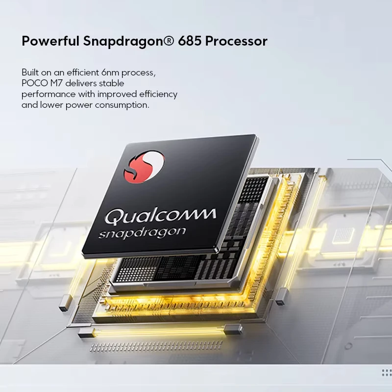 Globalna wersja POCO M7 Snapdragon 685 Smartphone Immersyjny ekran 6,9…