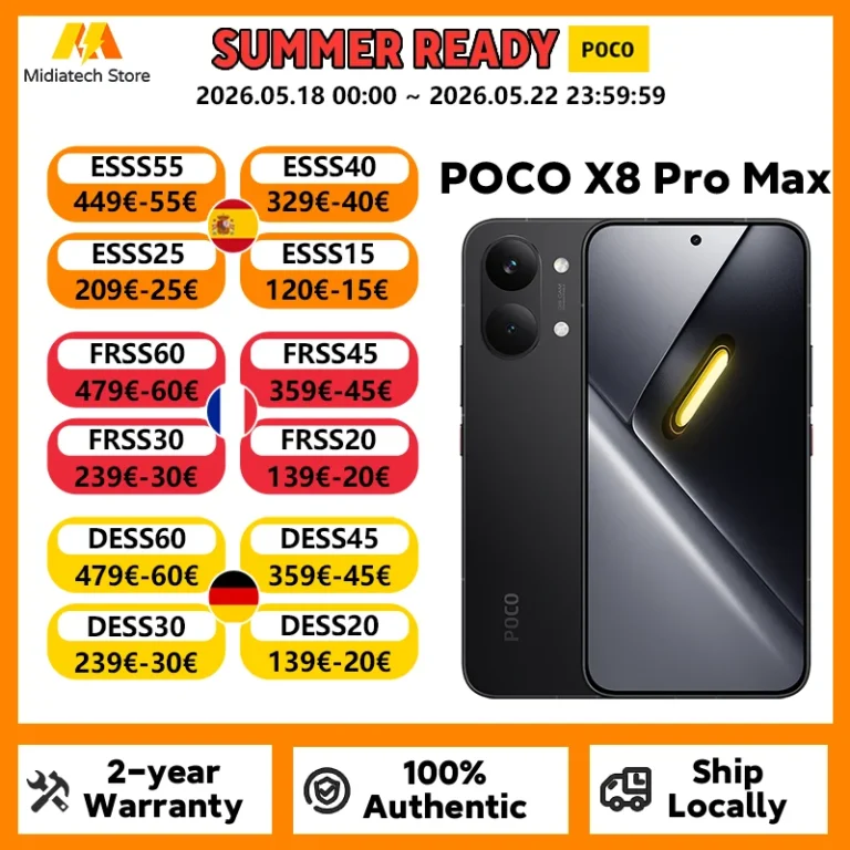 Globalna Wersja POCO X8 Pro Max Dimensity 9500s Smartphone (typ) HyperC… - zdjęcie 1