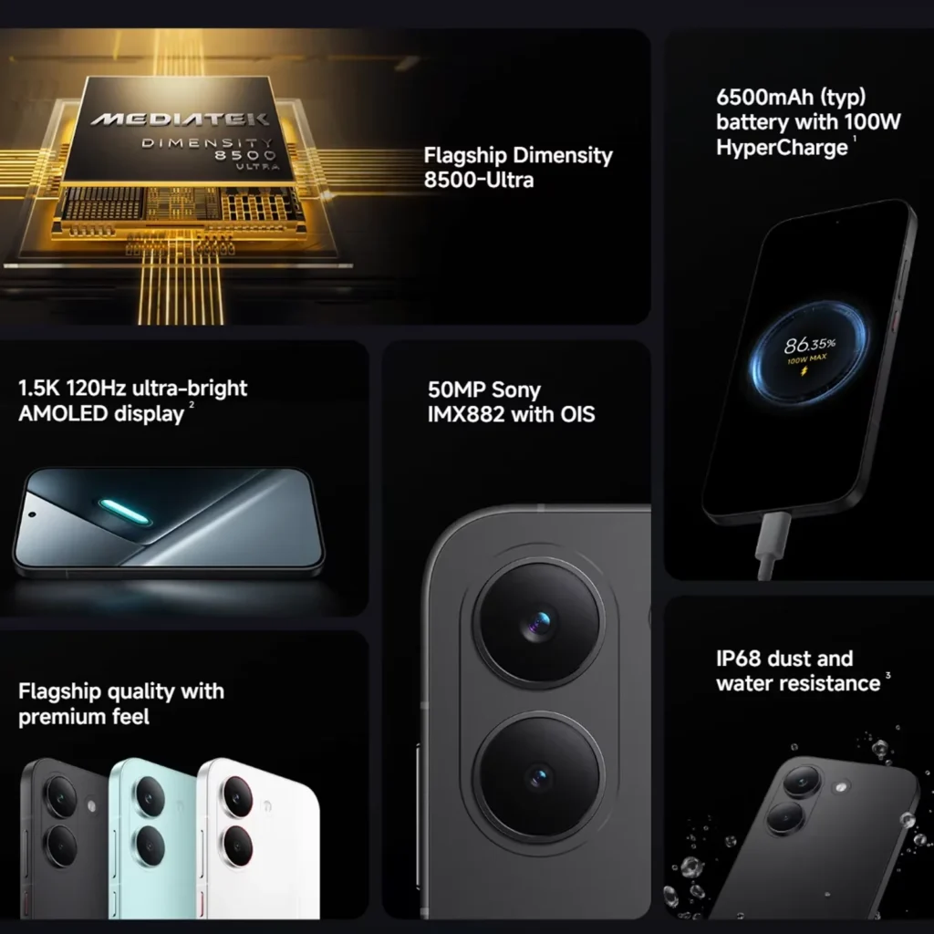 Globalna wersja POCO X8 Pro z procesorem Dimensity 8500-Ultra, smartfon…