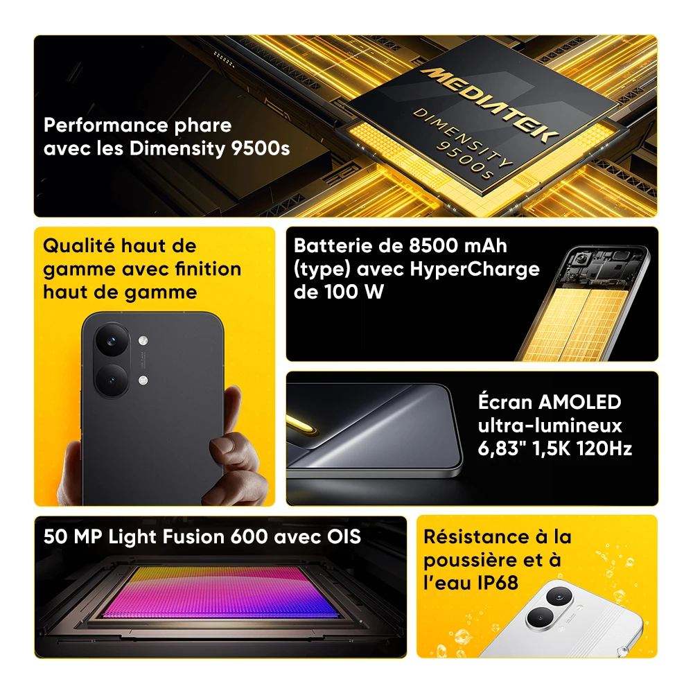 Globalna wersja smartfona POCO X8 Pro Max 5G MediaTek Dimensity 9500s…