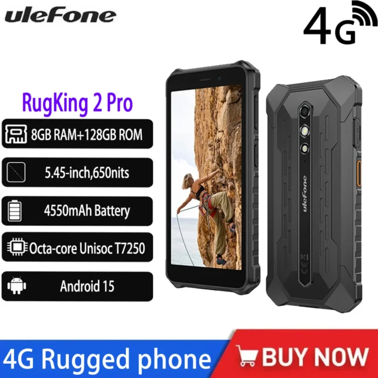 Globalny Ulefone RugKing 2 Pro 4G AI Wytrzymały Smartfon Android 15 5.4… - zdjęcie 1
