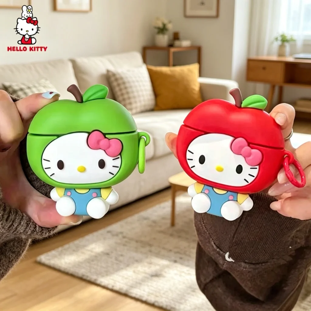 HelloKitty Urocza zatyczka przeciwkurzowa w kształcie kota, etui na Air…