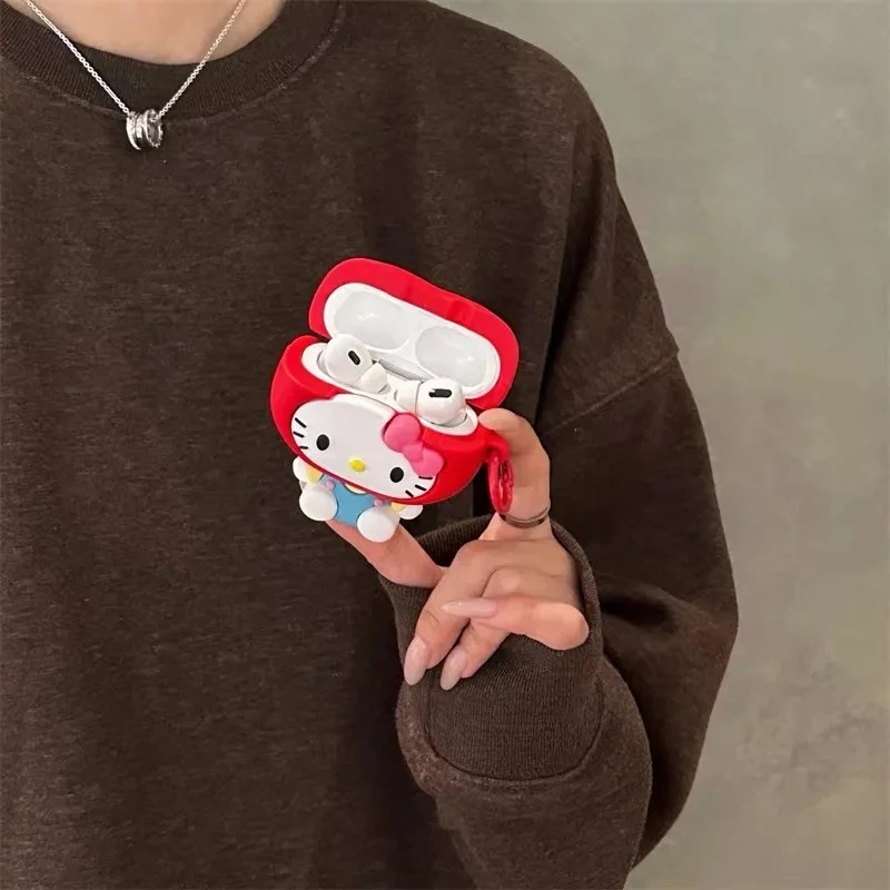 HelloKitty Urocza zatyczka przeciwkurzowa w kształcie kota, etui na Air…
