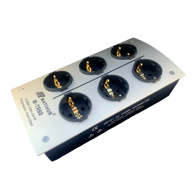 HiFi MATIHUR M-TR60 Gniazdo filtra zasilania AC Redukcja szumów Ochrona przed przeciążeniem Wzmacniacz audio Wtyczka EU - zdjęcie 1