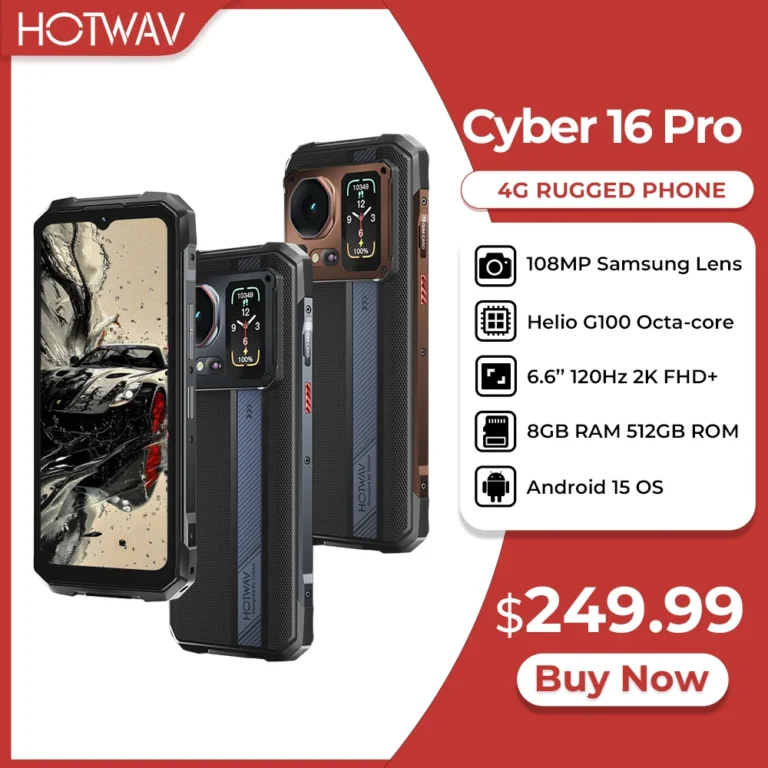 HOTWAV Cyber 16 Pro G100 Wytrzymały telefon 6,6'' FHD - zdjęcie 1