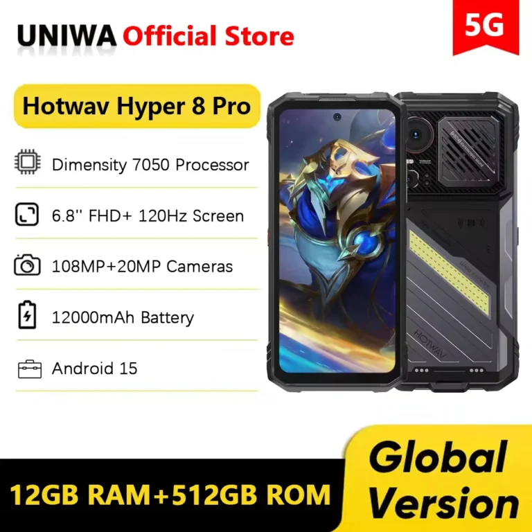 HOTWAV Hyper 8 Pro 5G Wytrzymały Telefon Komórkowy Głośnik 125dB Ekran… - zdjęcie 1