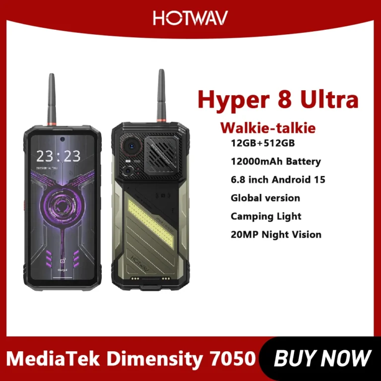 HOTWAV Hyper 8 Ultra Walkie-talkie Wytrzymały Telefon Android + 6.8 cal… - zdjęcie 1