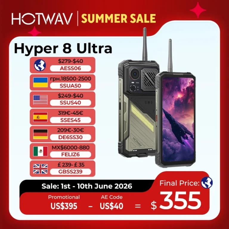 HOTWAV Hyper 8 Ultra Wytrzymały Telefon Walkie-Talkie Hi Hoti AI Toolse… - zdjęcie 1