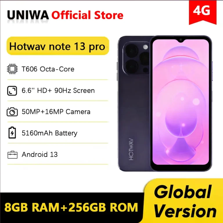 HOTWAV Note 13 Pro 4G Smartphone Ultra Cienki 6,6-calowy Ekran HD Octa… - zdjęcie 1