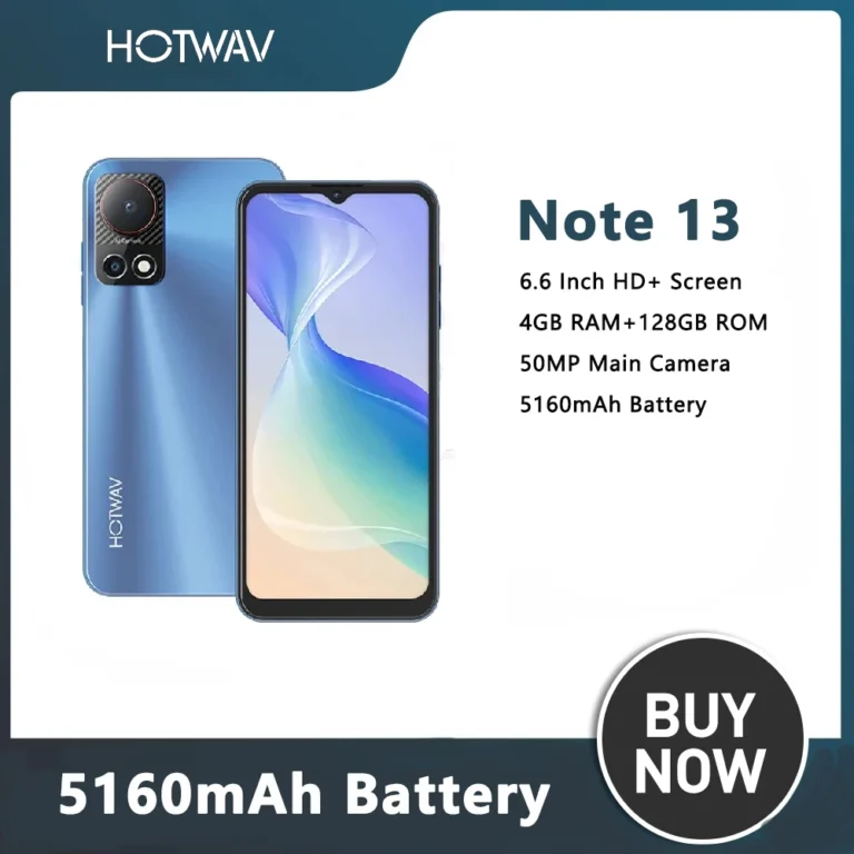 HOTWAV Note 13 Smartphone Android 4G 6.6 Cal HD + T606 ośmiordzeniowy +… - zdjęcie 1