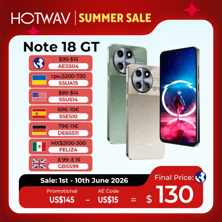 HOTWAV Note 18 GT Smartfon 7.2'' Ultracienki Telefon Komórkowy 8.6mm RA… - zdjęcie 1