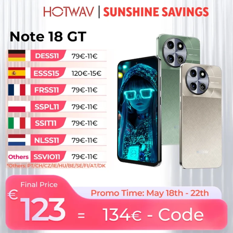 HOTWAV Note 18 GT Ultracienki Smartfon 7.2'' Dynamic Island Lekki Telef… - zdjęcie 1