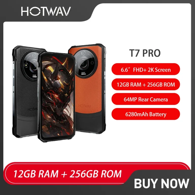 HOTWAV T7 Pro wytrzymały smartfon Android 13 6. Cal FHD + 12(6 + 6)GB t… - zdjęcie 1