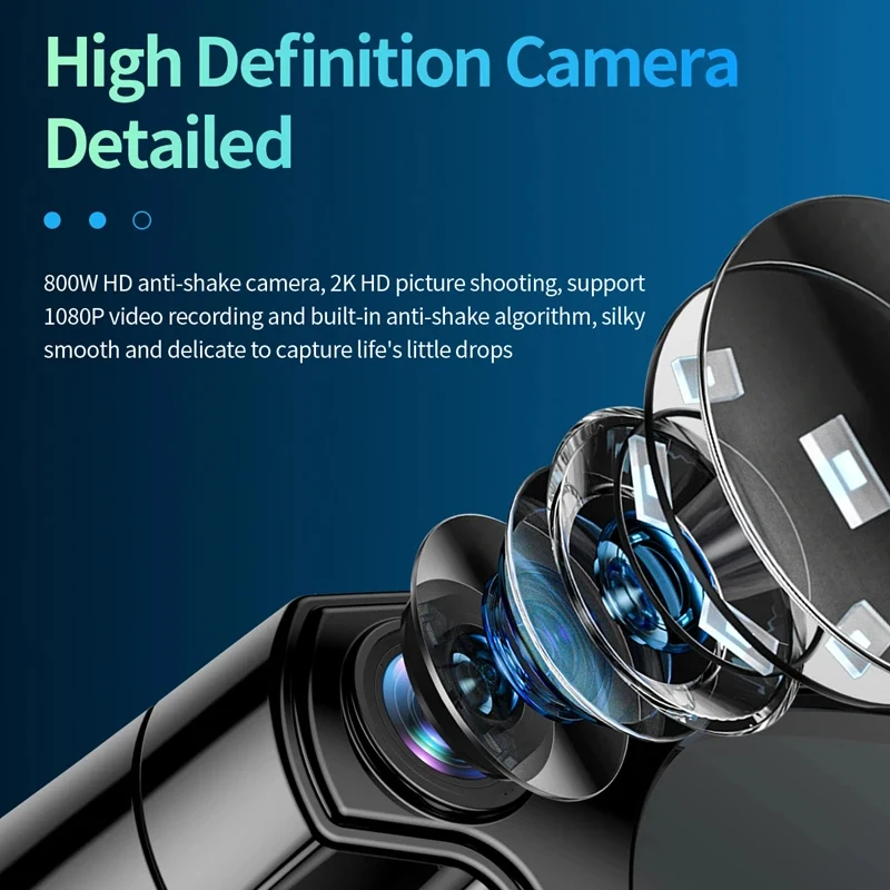 Inteligentne okulary AI z kamerą HD , technologia Black Technology, tłu…