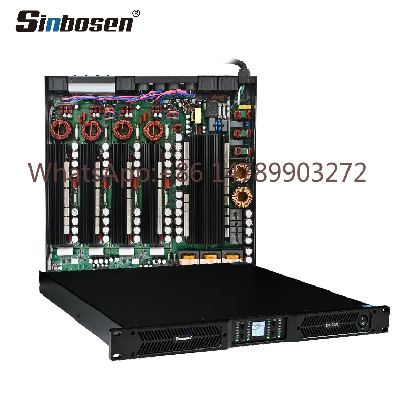 Monitorowanie temperatury D4-2000 V2.0 Cyfrowy wzmacniacz klasy D do sy…