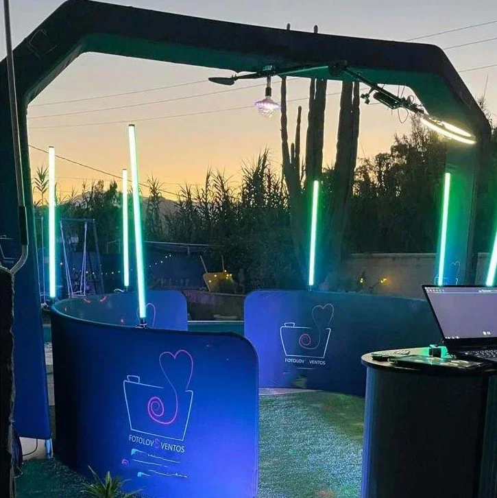 Nowa Technologia Fotobudka 360 z Nadkopertowym Obudowaniem, Przezroczys…