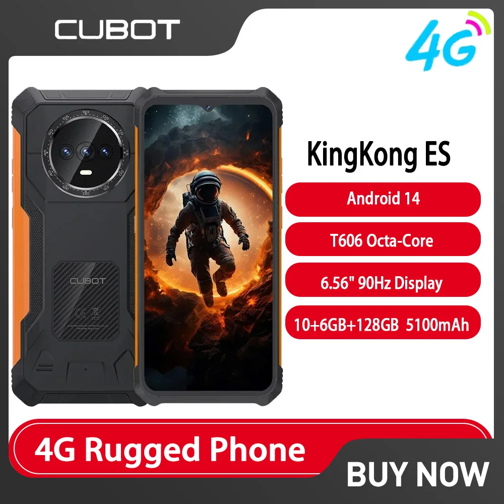Nowe wytrzymałe smartfony Cubot KingKong ES z 6,56-calowym wyświetlacze…