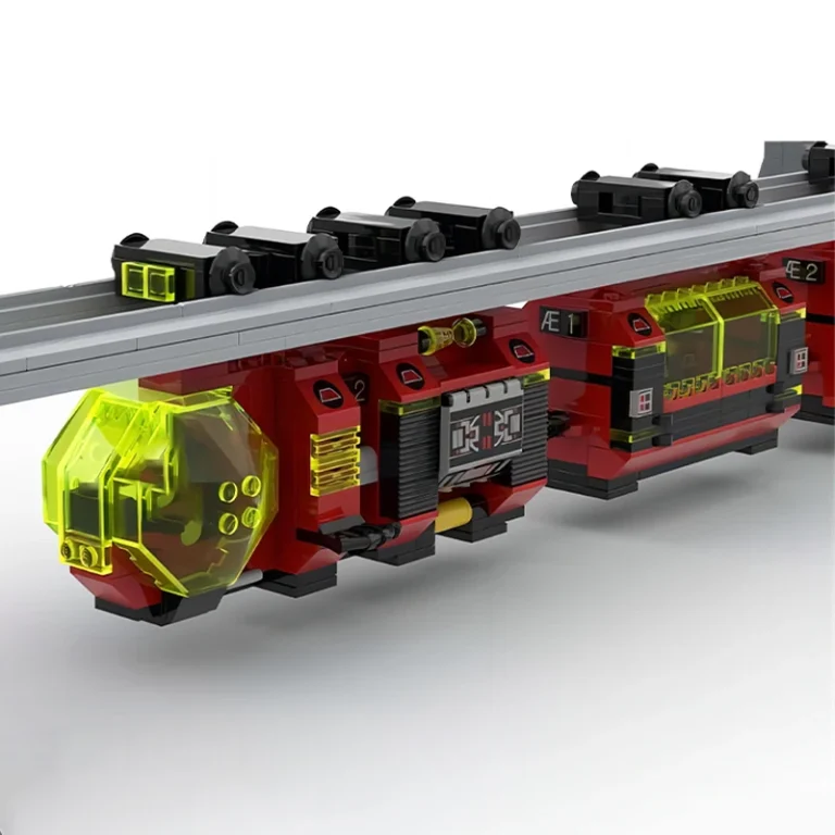 Nowe Zestawy Technologiczne New Idea City - Pociąg Kosmiczny M-Tron MOC, Klocki Konstrukcyjne, Kreatywny Model do Składania, Klocki dla Dzieci, Zabawki, Prezenty Świąteczne - zdjęcie 1