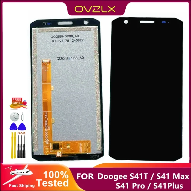 Nowy wyświetlacz LCD DOOGEE S41 max + panel dotykowy panel dotykowy do wyświetlacza LCD DOOGEE S41 Plus S 41PRO S41 T - zdjęcie 1
