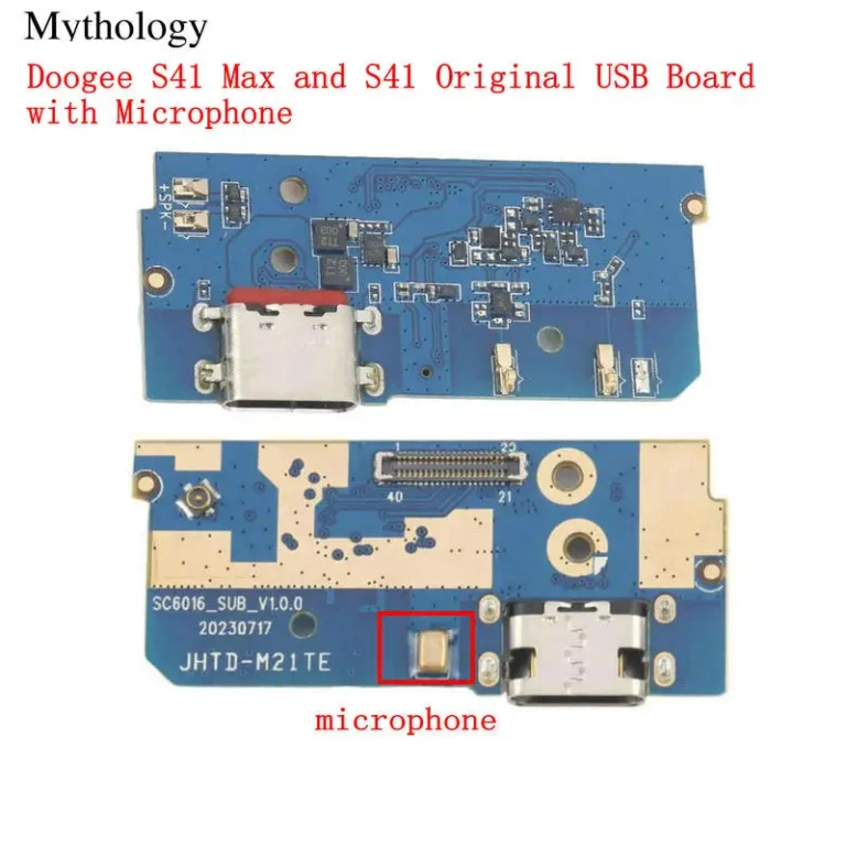 Płytka USB Mikrofon Złącze Ładowania Typu C Dock Doogee S41 Max Akcesoria do Telefonu Komórkowego - zdjęcie 1