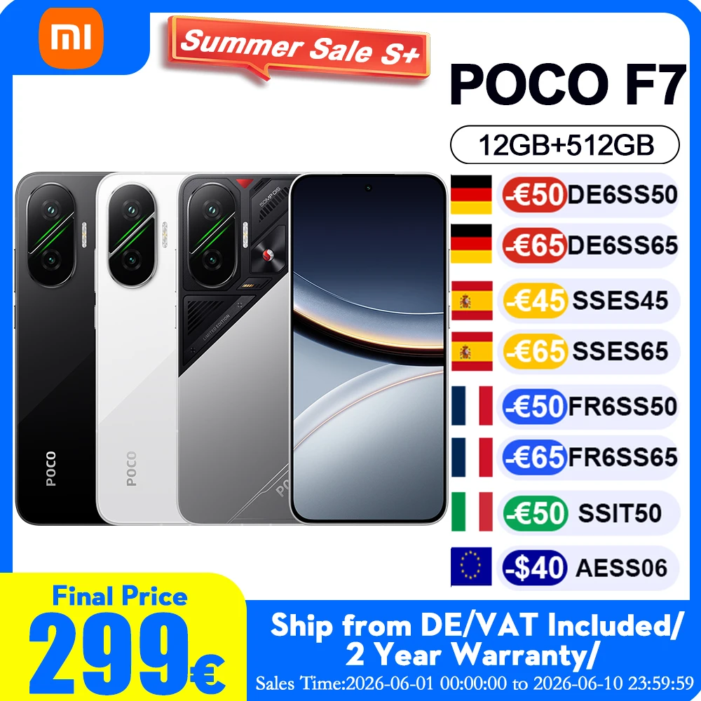 POCO F7 12+ Flagowy telefon komórkowy z Snapdragonem 8s Gen, ogromną ba…