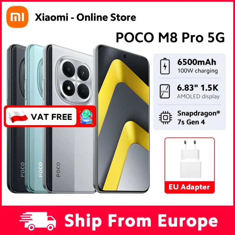 POCO M8 Pro 5G Smartphone Snapdragon® 7s Gen 4 Octa core battery HyperC… - zdjęcie 1