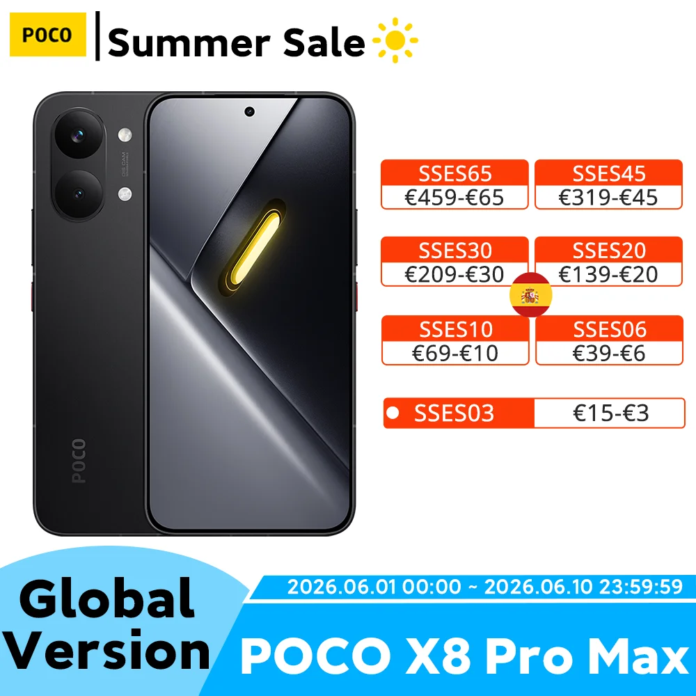 POCO X8 Pro Max Smartfon z procesorem Dimensity 9500s