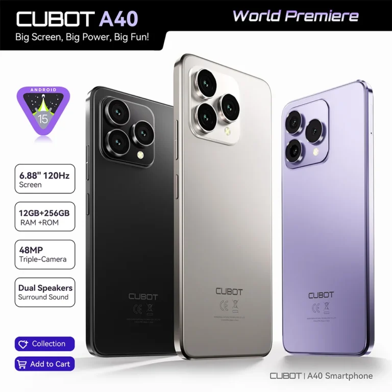 Smartfon Cubot Android 15 A40 - zdjęcie 1