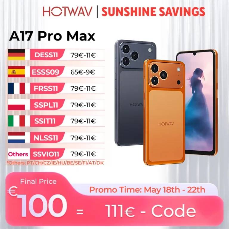 Smartfon HOTWAV A17 Pro Max 6,75'' Telefon komórkowy Android 15 Cienki… - zdjęcie 1