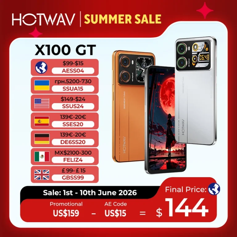 Smartfon HOTWAV X100 GT Android 16, ekran 6.9'' , , , , telefon komórko… - zdjęcie 1