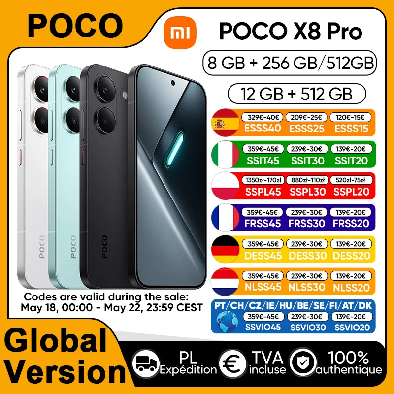 Smartfon POCO X8 Pro 5G z procesorem Dimensity 8500-Ultra, ekranem AMOL…