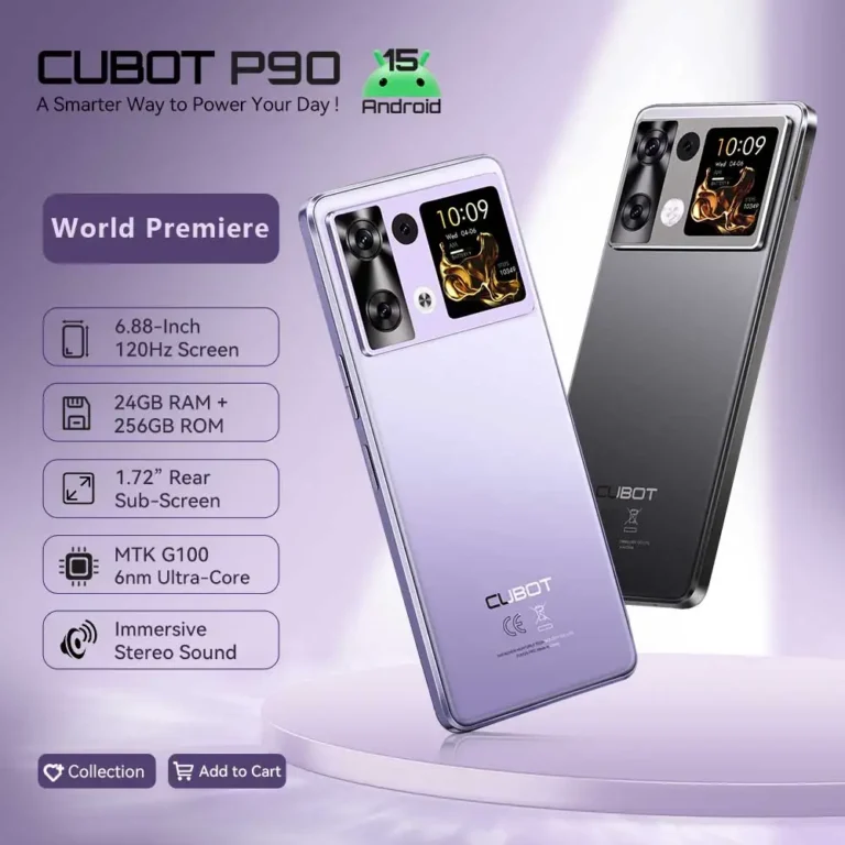 smartfon z androidem 15 Cubot P90, ekran 6,88 cala , pamięci RAM (12 +… - zdjęcie 1