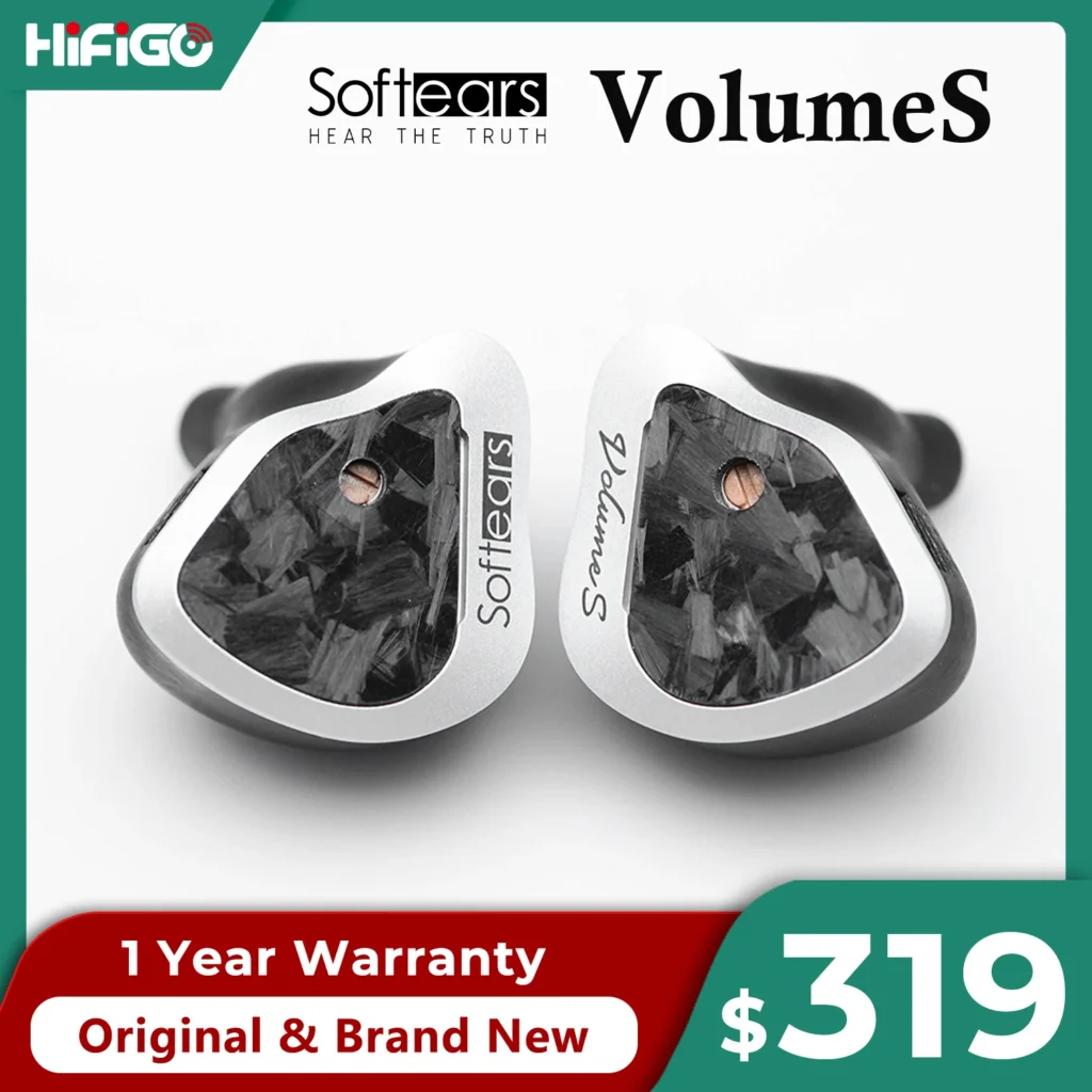 Softears VolumeS / Volume S 2DD + 2BA Hybrydowe słuchawki douszne z mon…