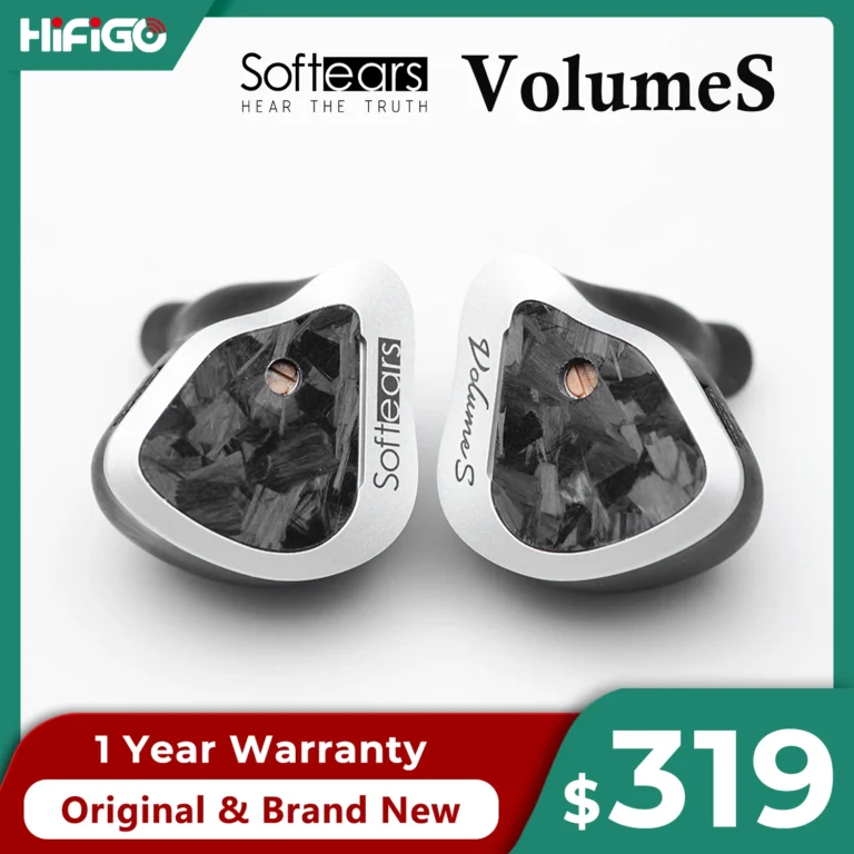 Softears VolumeS / Volume S 2DD + 2BA Hybrydowe słuchawki douszne z monitorem, dwa tryby strojenia, wymienne wtyczki 3,5 mm + 4,4 mm - zdjęcie 1