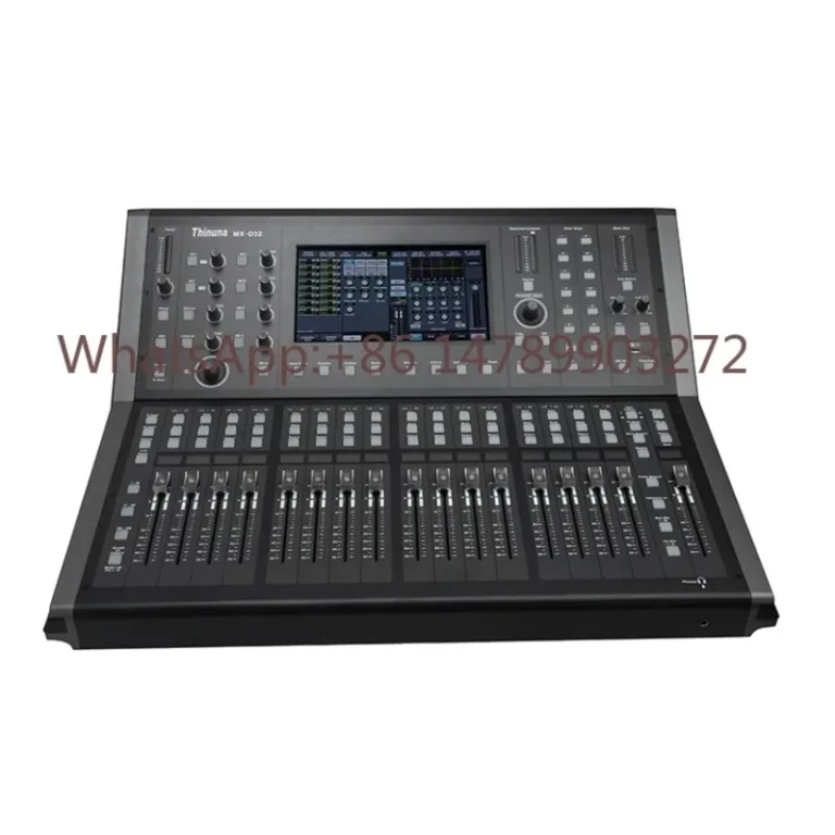 Thinuna MX-D32 32-kanałowy cyfrowy mikser audio do profesjonalnych systemów line array, mikser muzyczny do występów na żywo i na scenie - zdjęcie 1