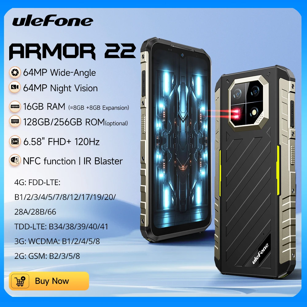 Ulefone Armor 22 Rugged Phone, ( + ) RAM, / ROM