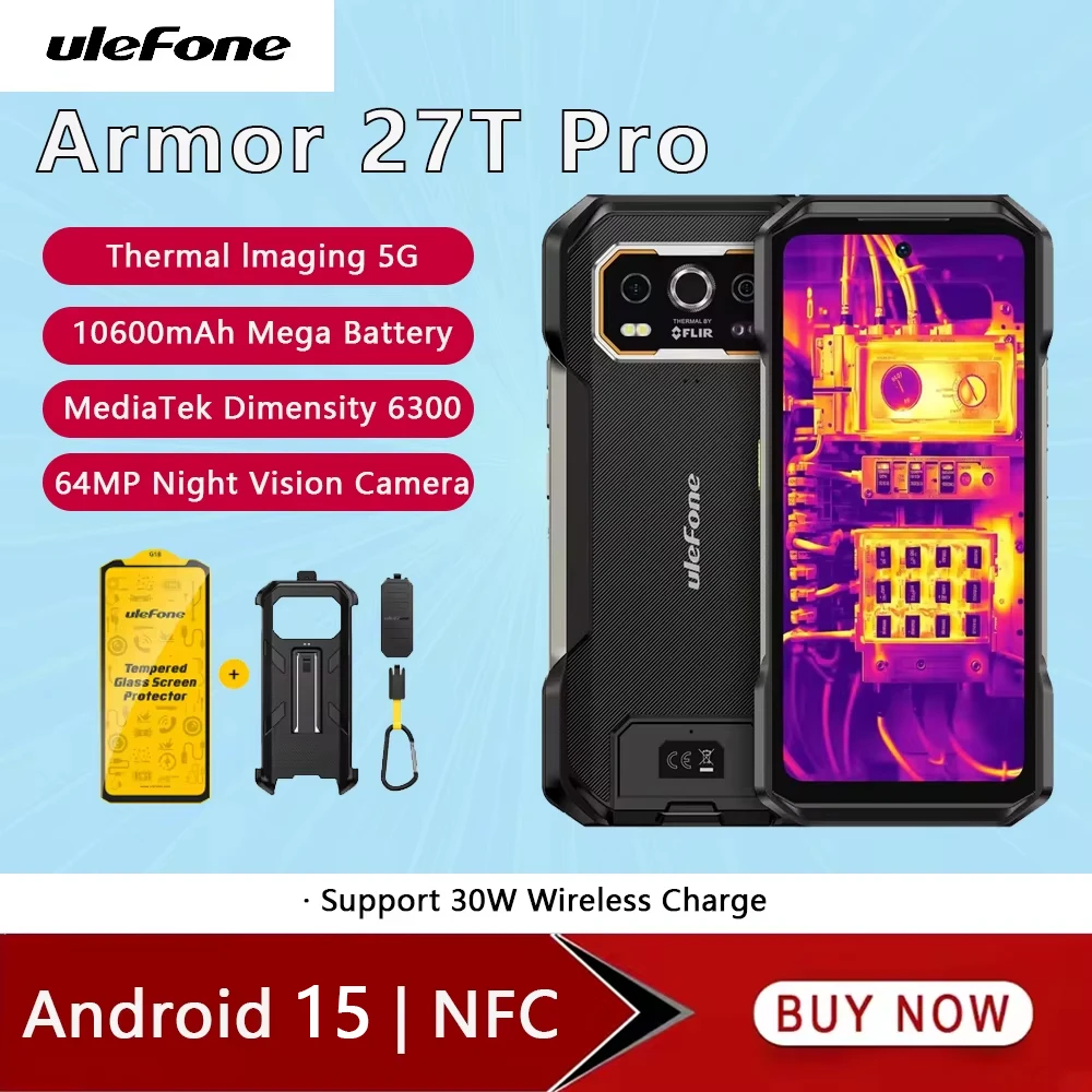 Ulefone Armor 27T Pro 5G Wytrzymały telefon 6,78 cala RAM ROM Telefon k…